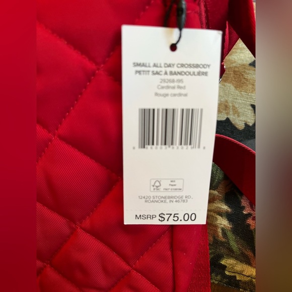 NWT Vera Bradley Women's Performance Twill
Small Crossbody - Picture 3 of 7